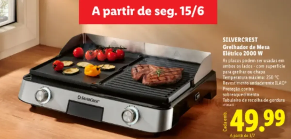 lidl grelhador férias