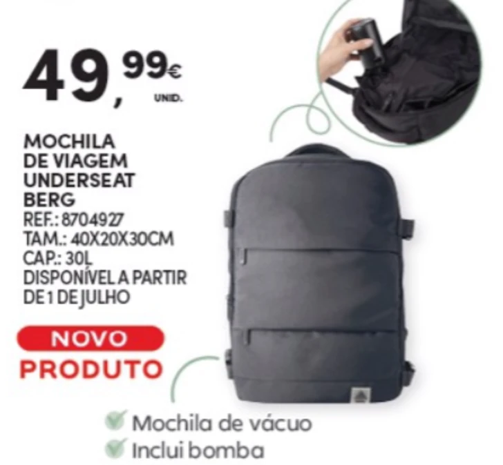 mochila viagem continente