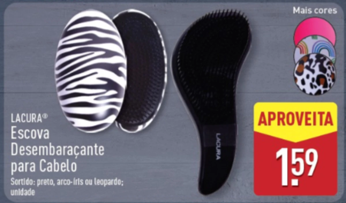 aldi escova de cabelo