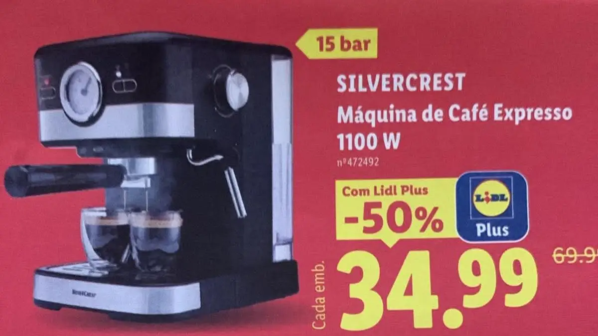 lidl máquina de café