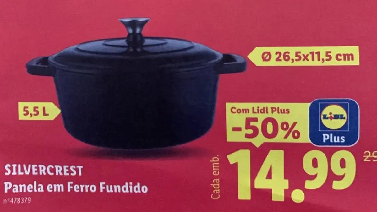 lidl panela de ferro