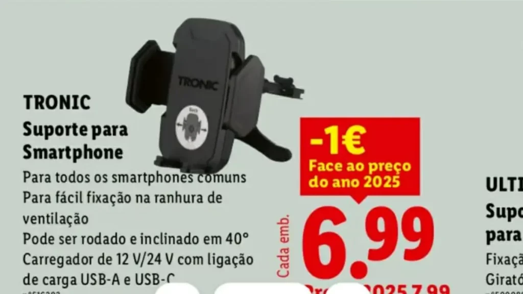 lidl suporte telemóvel