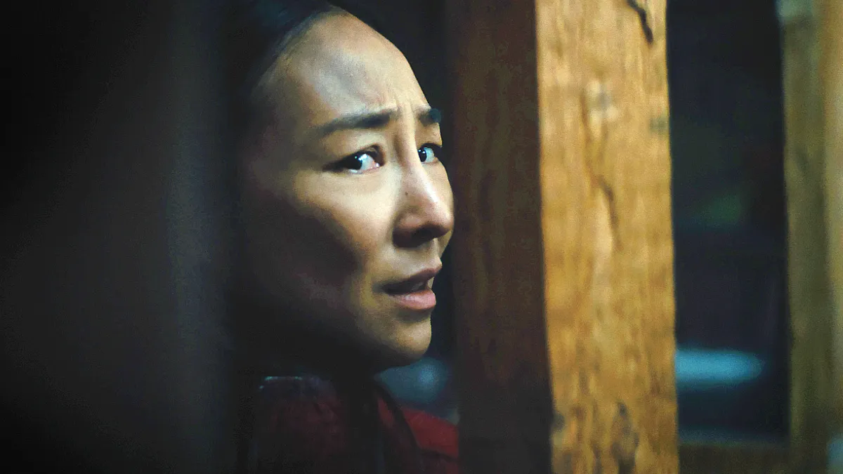 The Last House. Greta Lee as Ann in The Last House. Cr. Courtesy Netflix © 2026