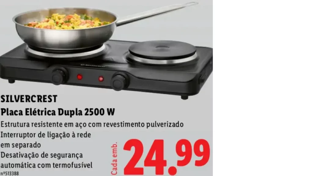 lidl placa elétrica