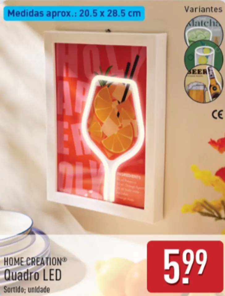 aldi quadro led