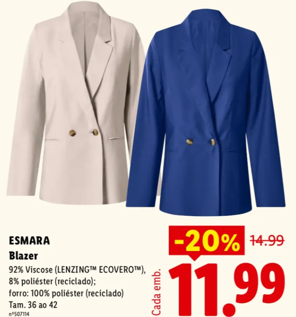 blazer sacoor lidl
