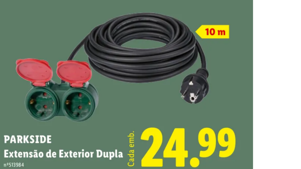 lidl extensão exterior