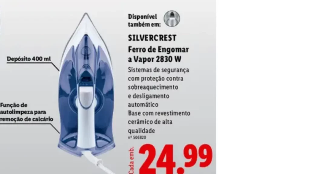 lidl ferro engomar