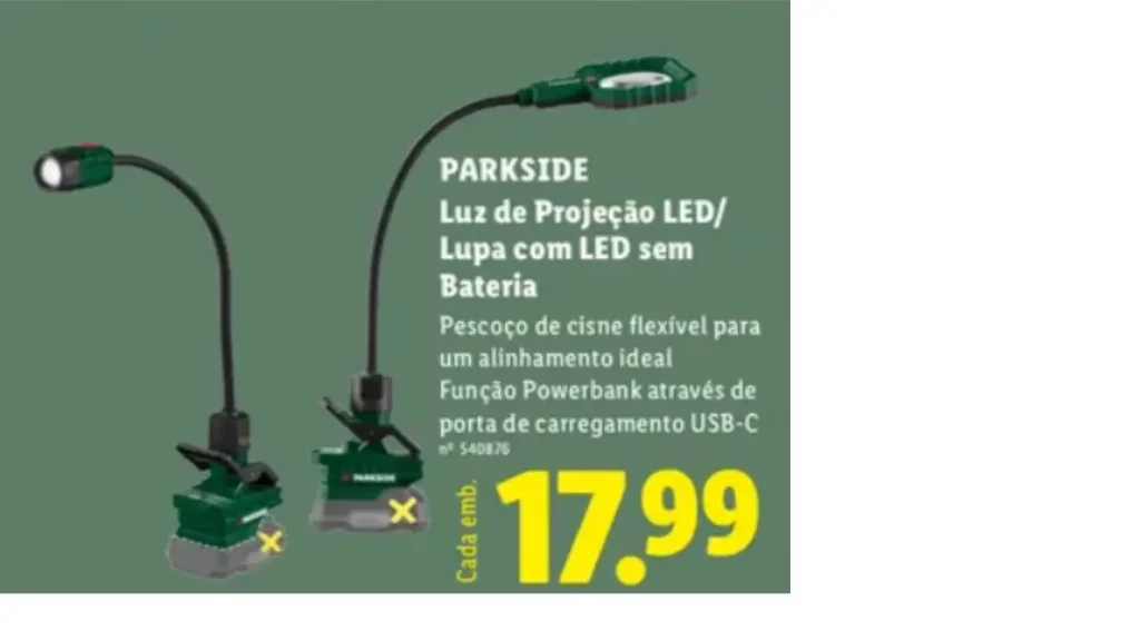 lidl luz de projeção