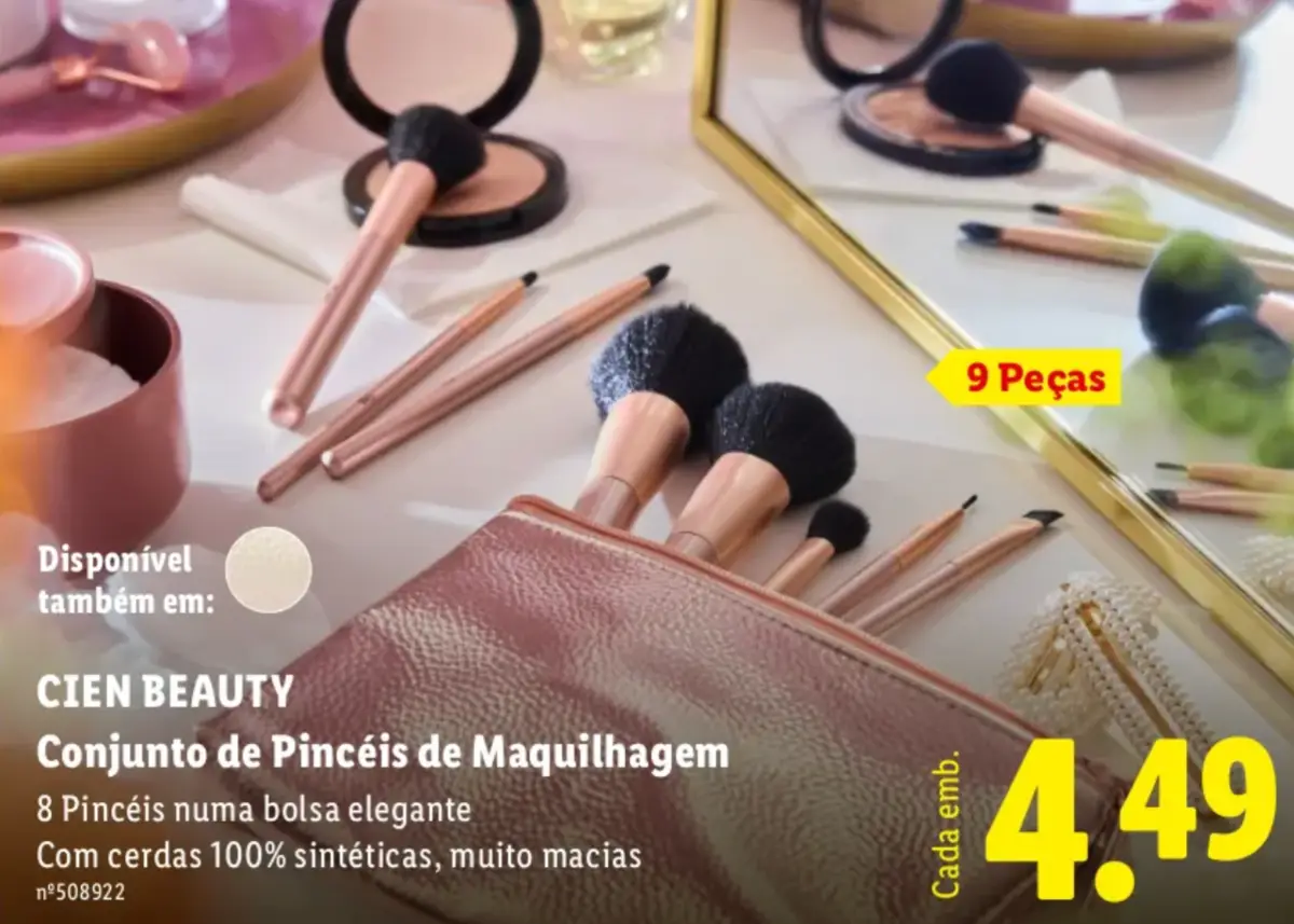 lidl pinceis maquilhagem real technique