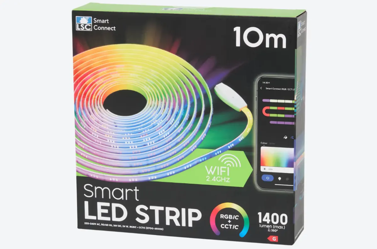 action luz fita led