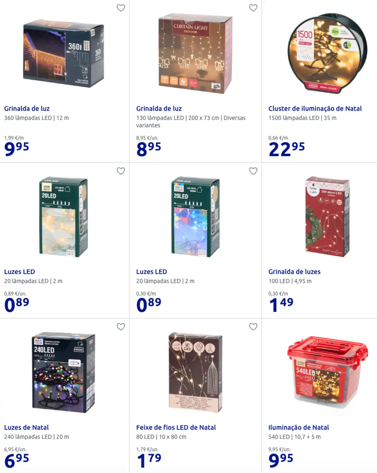 action luzes de natal