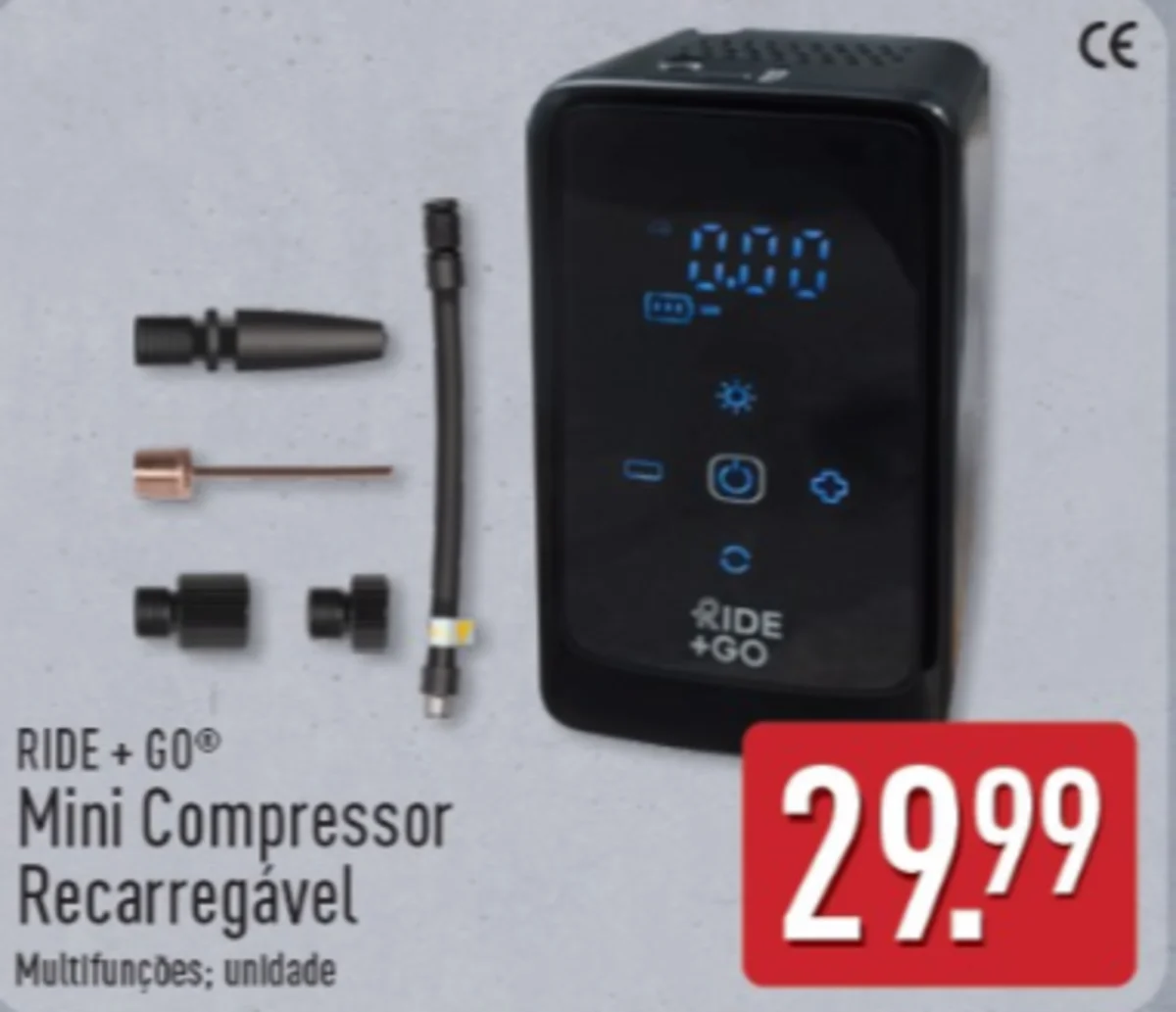 aldi mini compressor de ar