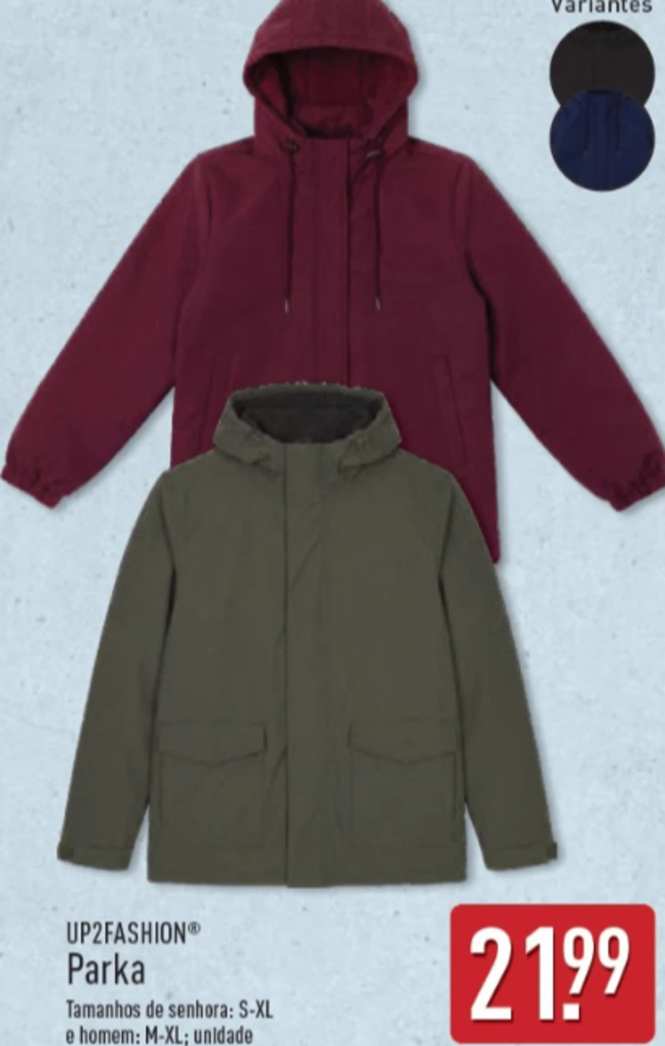 aldi parka