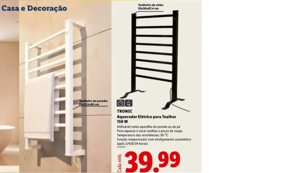 aquecedor eletrico lidl