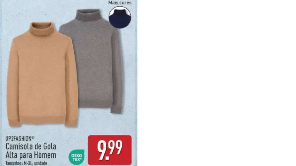 camisola gola alta aldi