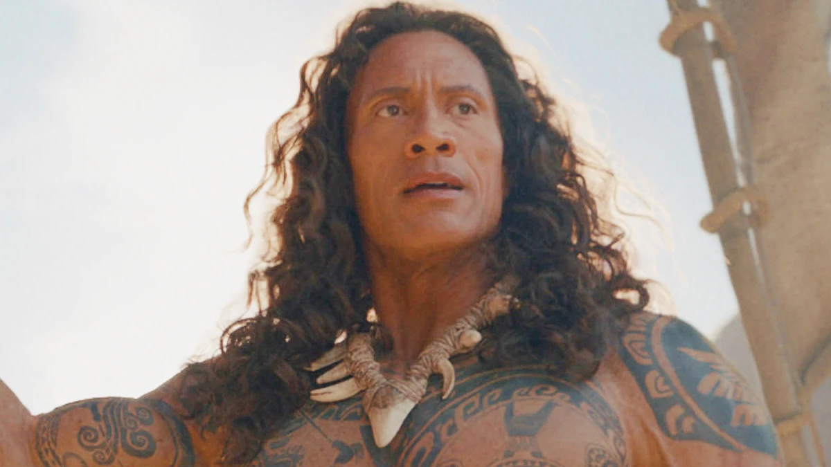 dwayne johnson moana