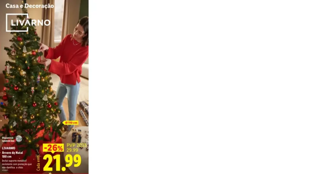 lidl árvore natal