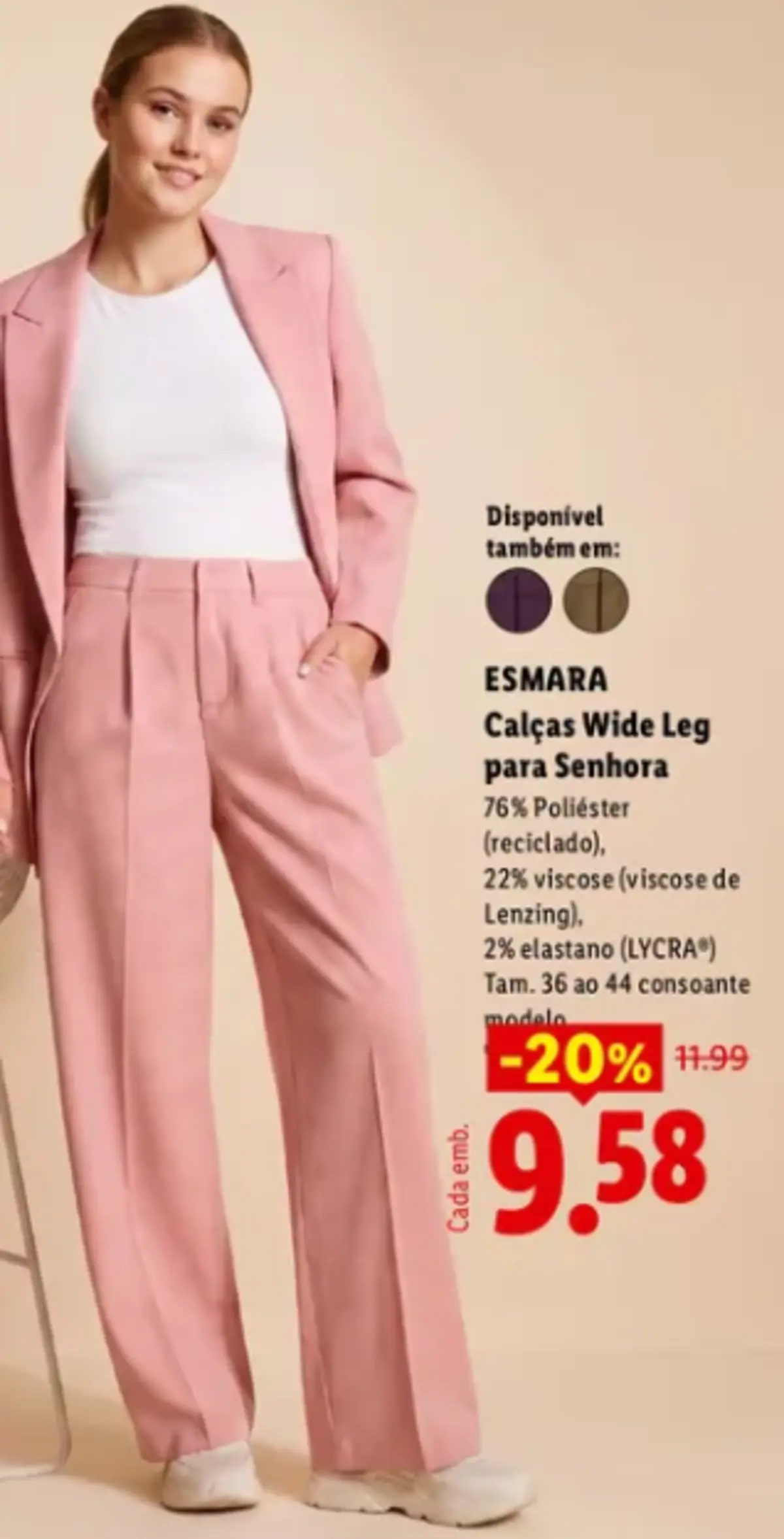 lidl calças