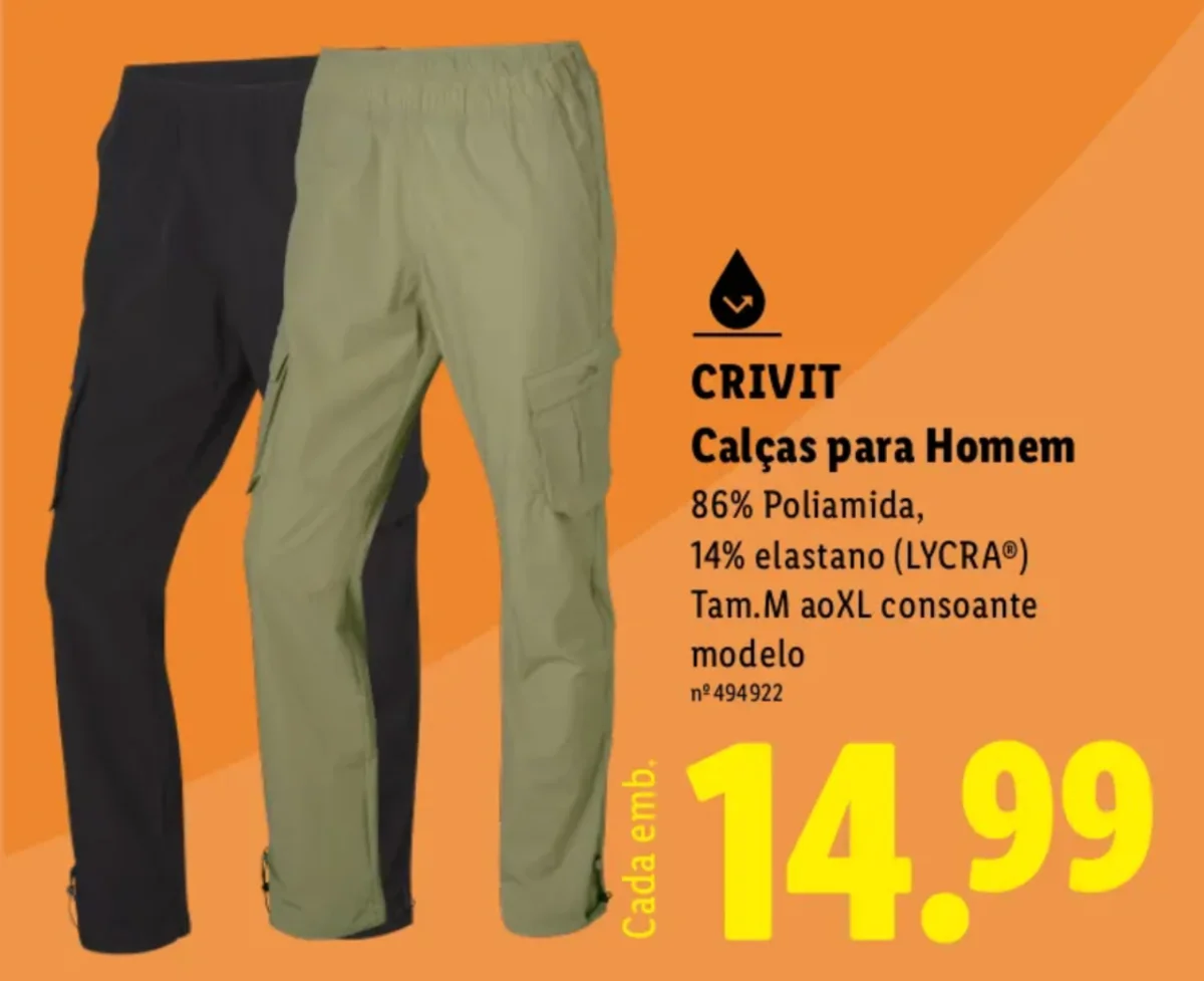 lidl calças cargo