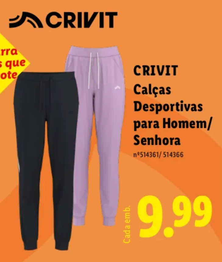 lidl calças treino