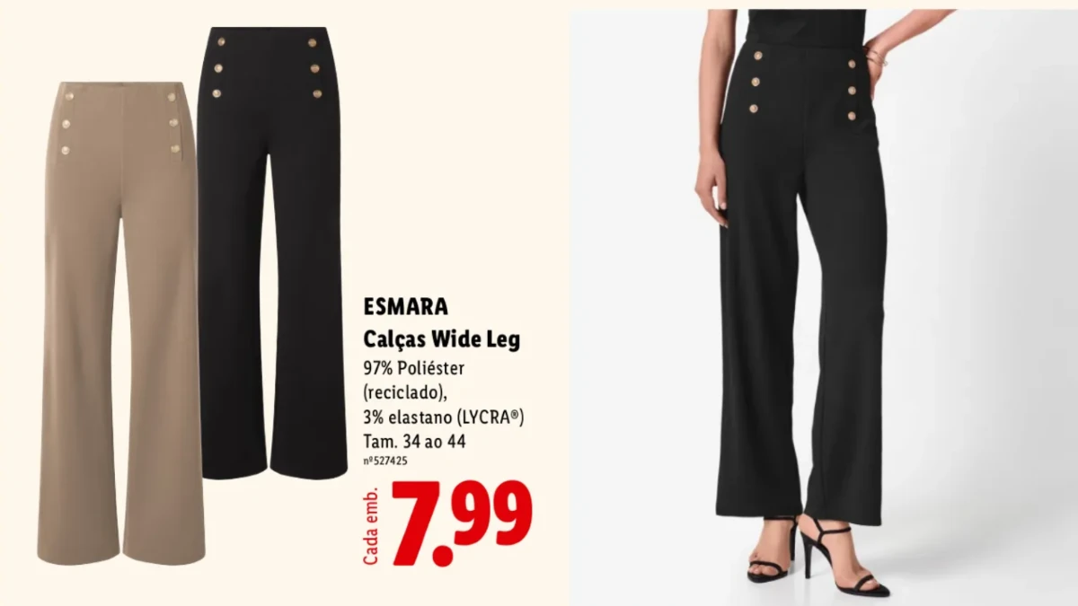 lidl calças