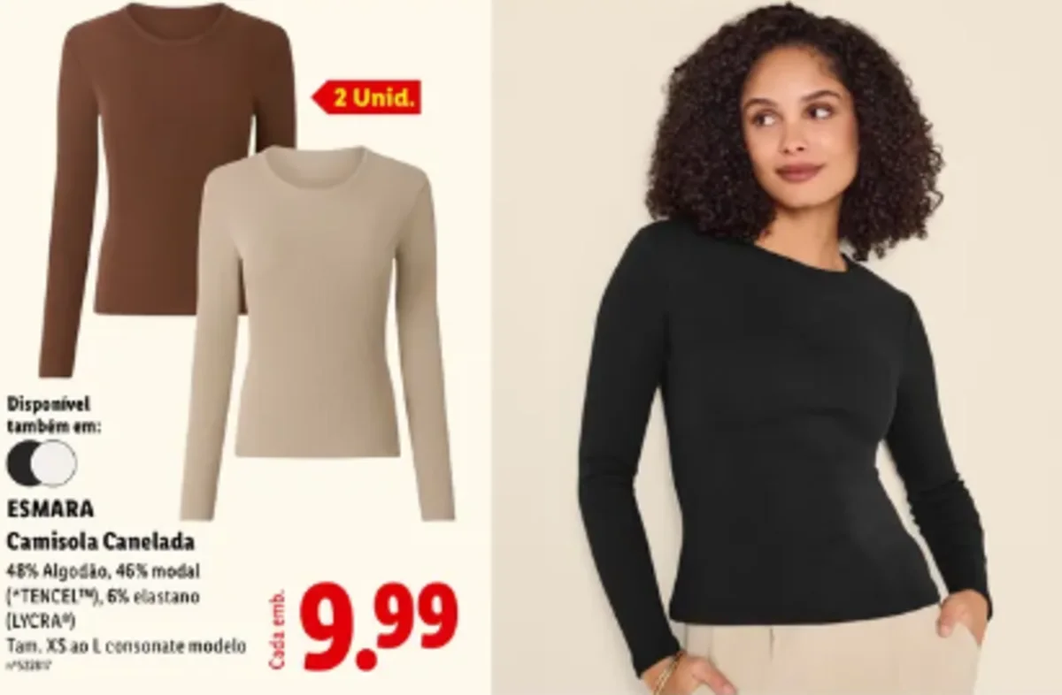 lidl camisola