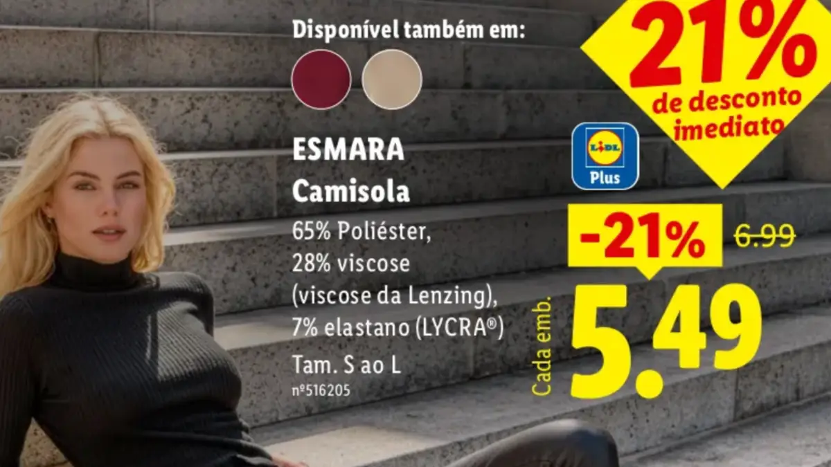 lidl camisola