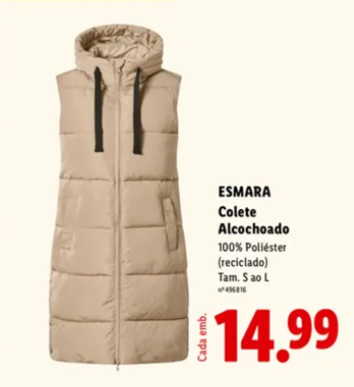 lidl casaco