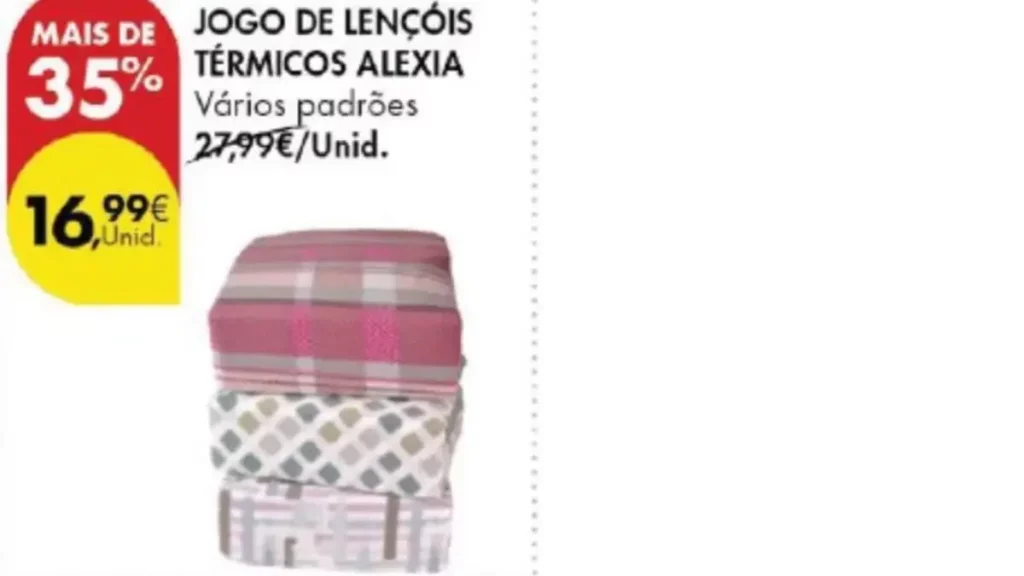 pingo doce lençóis