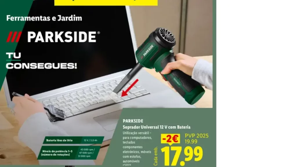 lidl aspirador e soprador