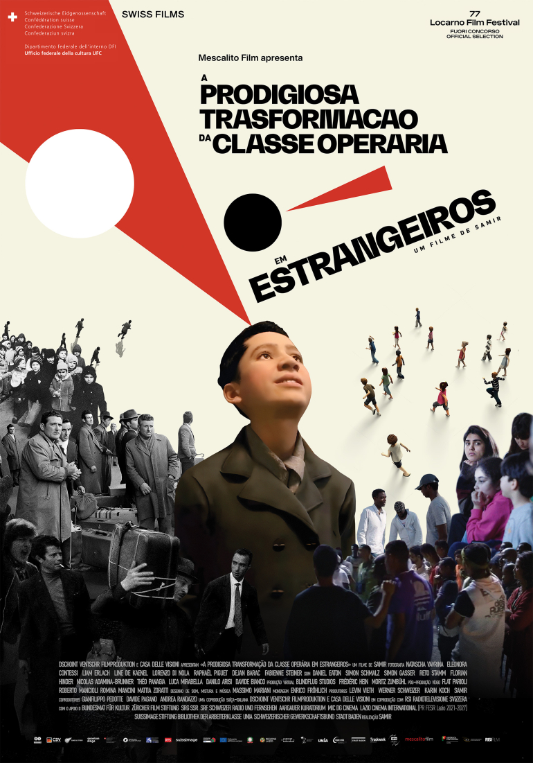 Poster for A Prodigiosa Transformação da Classe Operária em Estrangeiros