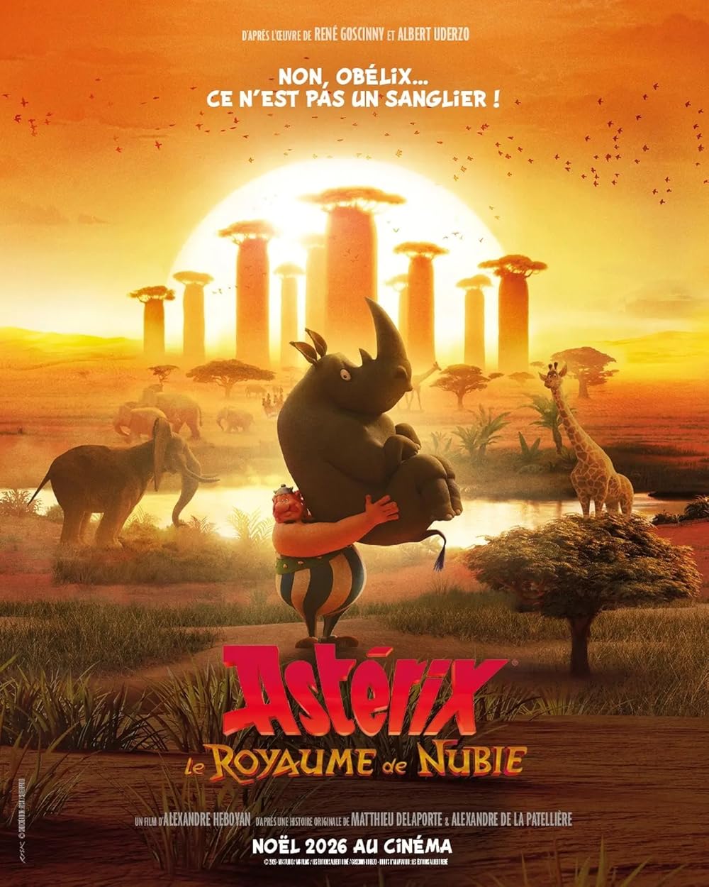 Poster for Astérix: O Reino da Núbia