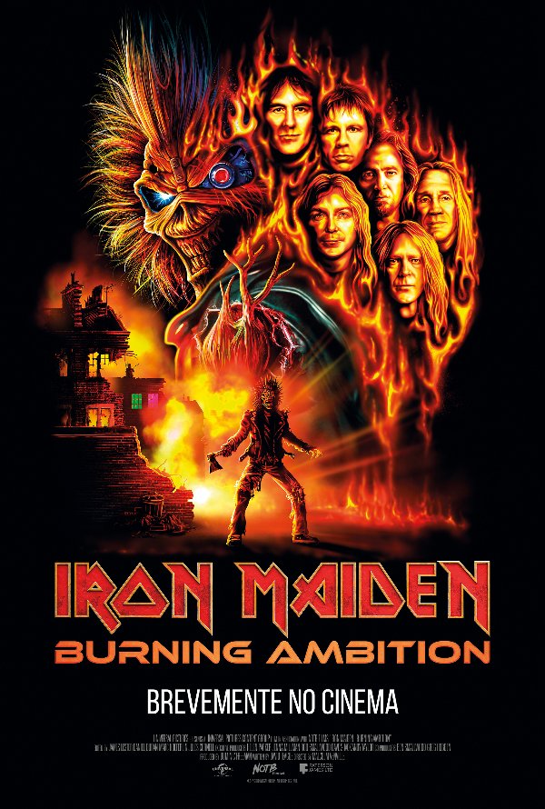 Poster for Iron Maiden: Burning Ambition