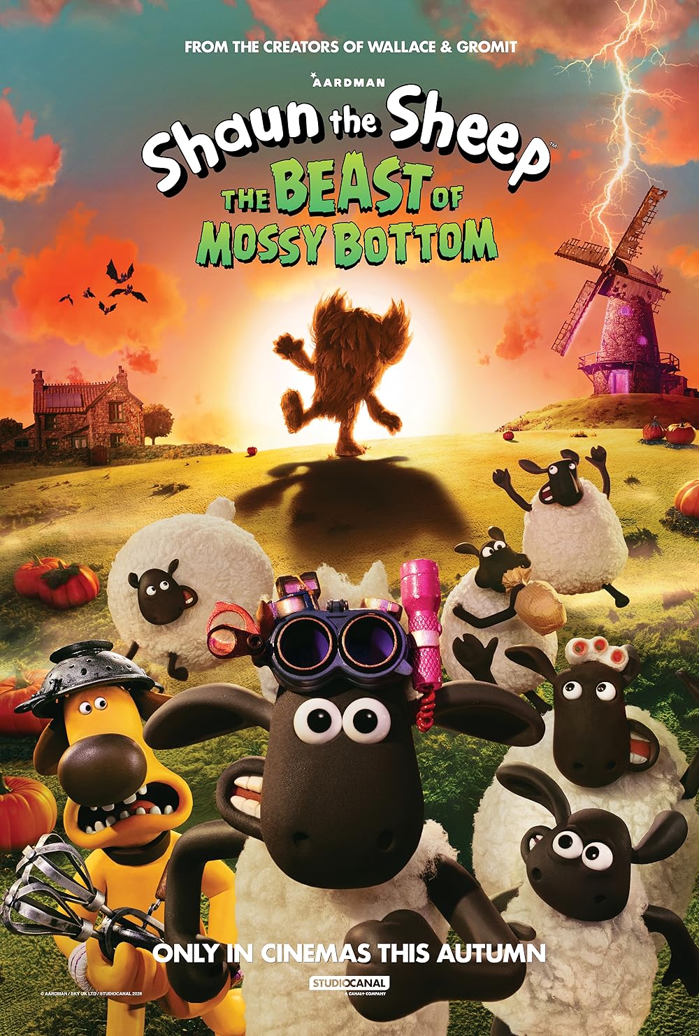 Poster for Shaun the Sheep: The Beast of Mossy Bottom