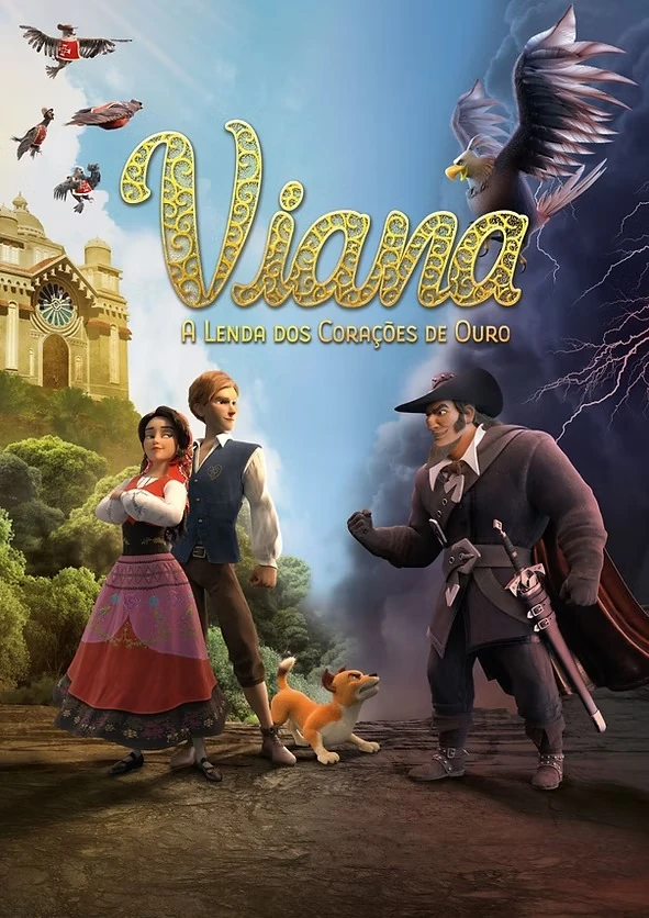 Poster for Viana - A Lenda dos Corações de Ouro